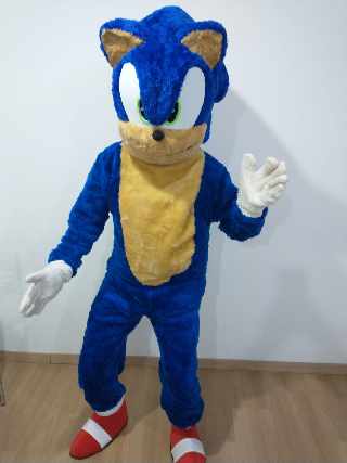 Fantasia Sonic - Aluguel de Fantasias - Breshow Fantasias - Aluguel de  Roupas e Fantasias para festas